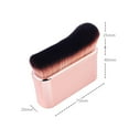 thumbnail image 4 of Large Synthetic Hair Flat Face & Body Kabuki Brush with Plastic Handle, Custom Color, Suitable for Foundation Application, Single Piece in Gift Box Packaging, 4 of 6
