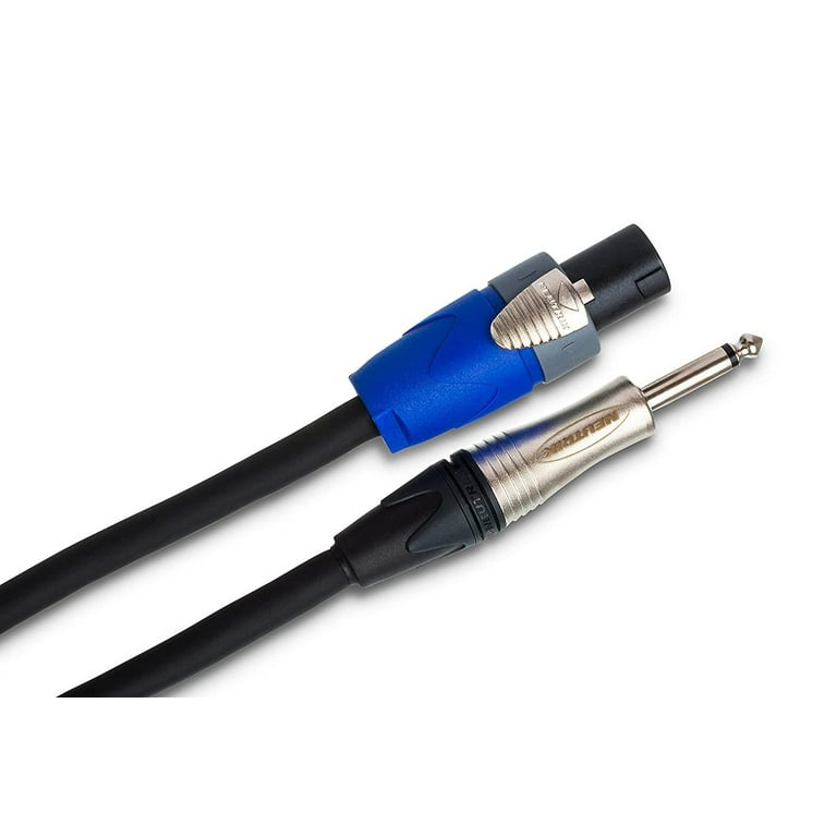 speakON to 1/4 in TS, 3 ft Edge Speaker Cable - Walmart.com