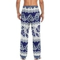 thumbnail image 2 of Top-kevin Mens Pajama Pants Ghosts Halloween Boo Lounge Pajama Bottoms with Pockets, 2 of 13