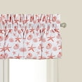 thumbnail image 2 of Cora Blouson Sea 100% Cotton Single Window Valance, 15" x 80", 2 of 3
