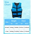 thumbnail image 5 of Koorium Kids Swim Vest Life Jacket Youth,Toddler Flotation Buoyancy Swimsuit Trainer Vests Swimming Aid Jacket for Boys/Girls,Blue, 5 of 9