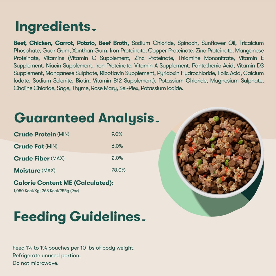 Jinx Homemades Beef & Chicken Recipe Wet Natural Dog Food, 9