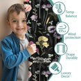 thumbnail image 3 of Blackout Kids Curtains,Pioneer Flower Floral Print Pattern Childrens Insulated Curtains Set Of 2,Bedroom Essentials,Toddler Room Decor 42"x84", 3 of 5