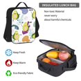 thumbnail image 5 of Pofeuu Orange Green Avocado Print Backpack Travel Backpacks With Lunch Bag Pencil Bag Set 3 pcs Set Cartoon Backpack, 5 of 7