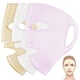 thumbnail image 4 of 3 piezas de máscaras faciales de silicona, cubierta de máscara facial, cubiertas de máscara de belleza para mujeres y niñas, 4 of 8