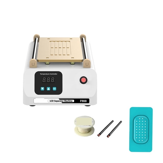 F988 LCD Screen Separator Machine Kit 8 Inch For Phone Pad Front Glass Repair Built-in Pump