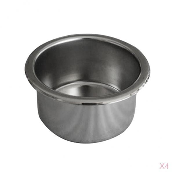 Soporte para Bebidas de Acero Inoxidable Shamjiam 4 Piezas Soporte Sólido para Barco Coche