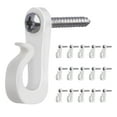 thumbnail image 2 of 15PCS Hanger Hooks for String Lights with Screw Indoor Light Hooks Clips for Hanging Fairy Lights Patio Light, 2 of 4