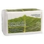 Angle View: Seventh Generation Recycled White Lunch Napkins Unbleached One-Ply - 12Pack