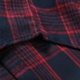 thumbnail image 6 of ZCFZJW Men's Casual Plaid Dress Shirt Button Down Shirts Checkered Printed Long-Sleeve Lapel Collared Work Business T-Shirt Tops Wine Red S, 6 of 7