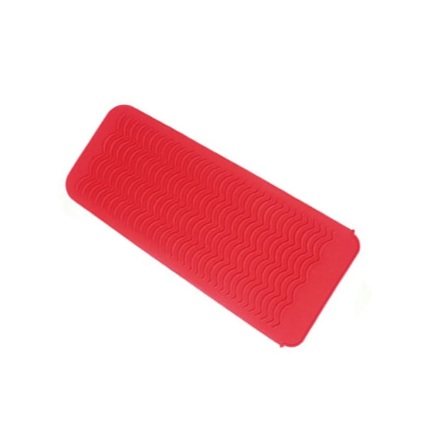 Naiovety Almohadilla resistente al calor Silicona Almacenamiento fácil Diseño antideslizante Soporte de hierro plano Herramientas de estilismo para el Type2 NO2 Naiovety HA046102-02