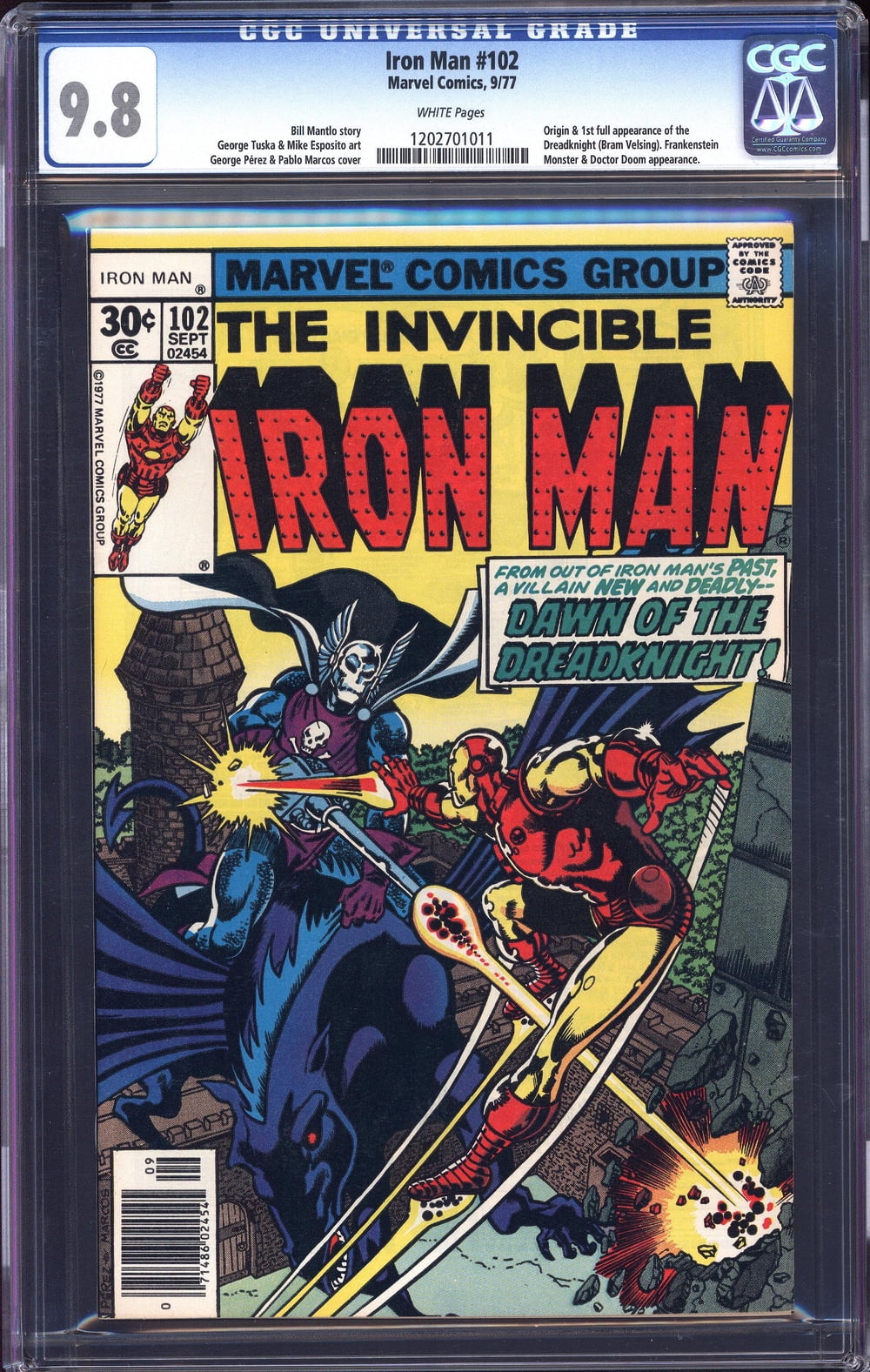 Iron Man #102 - CGC 9.8 Comic Book