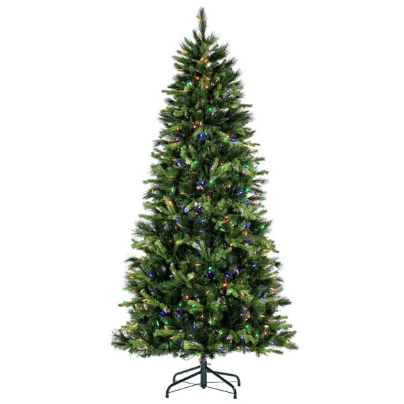 Vickerman 6.5' x 39" Southern Mixed Spruce Artificial Christmas Tree, LED Multi-colored Lights
