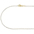 thumbnail image 2 of 10K Two Tone Gold 1mm Tube Brite Diamond Cut Bead Chain Necklace 22 Inches, 2 of 7
