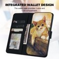 thumbnail image 2 of Allytechgroup Wallet Case for iPhone 16 Plus with Cute Cartoon Pattern, 3 Card Slots + 1 Cash Slot + Wrist Strap, Premium PU Leather Stand Magnetic Clasp Shockproof Protective Case, Darkgray, 2 of 8