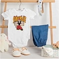 thumbnail image 3 of Urban Popeye Savage Muscle Cartoon Romper Boys or Girls Infant Baby Brisco Brands NB, 3 of 6