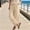 Beige, variant on Only Moment Trendy Ruffle Flare Pant Legs Design Linen Pants Elastic Waist Pants Casual Loose Drawstring Summer Beach Travel Vacation Palazzo Harem Pants with Pockets White,L