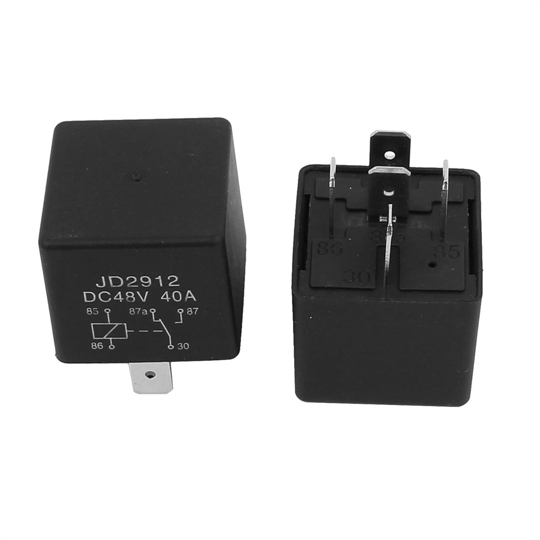 JD2912 DC 48V Coil 40A 5 Pins SPDT Vehicle Car Security Power Relay