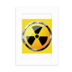 thumbnail image 1 of Marco de fotos Unbranded fondo amarillo sustancias radiactivas advertencia imagen Blanco Pintura arte 5x7 pulgadas, 1 of 4