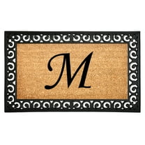 Gabriel Monogram Doormat, 18" x 30" (Letter M)