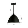 thumbnail image 3 of CRAFTHROU Hanging Lamps for Kitchen Modern Lighting Fixture in Black 1 Set, 3 of 4