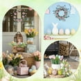 thumbnail image 4 of Front Door Wreath for Spring Summer, Denbek 32Cm Artificial Wreath for Front Door - Colorful & Full Faux Flower and Greenery Arrangement, 4 of 5