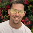 thumbnail image 3 of BESTYASH 1Set Night Time Driving Glasses Simple and Sleek Metal Sunglasses UV Protection for Outdoor Activities, 3 of 6