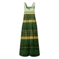 thumbnail image 4 of St. Patrick's Day Overalls for Women Green Clover Print Sleeveless Straight Leg Jumpsuits Casual Rompers with Pockets 2026, 4 of 6