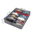 thumbnail image 4 of Juego De 2 Organizadores De Almacenamiento De Zapatos Debajo De La Cama, Caja De Almacenamiento De Zapatos Debajo De La Cama Con Tapa Se Adapta A 24 Pares En Total - Solución De Almacenamiento Debajo Feliz Sencillez, 4 of 5