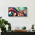 thumbnail image 6 of Epic Art 'Painterly Tentacles' by Epic Portfolio, Acrylic Glass Wall Art, 24"x12", 6 of 8