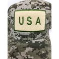 thumbnail image 2 of Black Duck Brand 100% Cotton USA Camouflage Baseball Hat w/Detachable American Flag Patch, 2 of 3