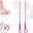 P-short, variant on 2PCS Deep Cleaning Foot Brush,Soft Silicone Toe Cleaning,15.7" 3-in-1 Foot Scrubber for Wet or Dry Brushing, Exfoliating Foot Scrubber for Seniors, Men, Women