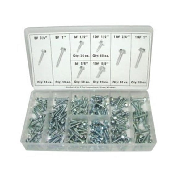 K Tool International KTI00085 Hex Head Washer - 200 Piece