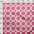 thumbnail image 3 of oneOone Viscose Chiffon Magenta Fabric Fruits Lemon Slice Craft Projects Decor Fabric Printed By The Yard 42 Inch Wide, 3 of 4