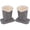 (Style L), variant on Pack of 2 Soft Plush Lined Eyeglasses Holder Stand Protective Glasses Holder Stand