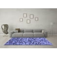 thumbnail image 3 of Ahgly Company Indoor Rectangle Abstract Blue Modern Area Rugs, 4' x 6', 3 of 4