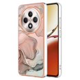 thumbnail image 1 of For Oppo Reno12 F 4G Oppo Reno12 F 5G TPU Case Marble Pattern 2.0mm Electroplating Phone Back Cover, 1 of 5