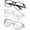 Black&Grey&Clear, variant on Safety Glasses Goggles For Women Nurses Protective Eyewear,Anti Fog Safety Goggles(Leopard)