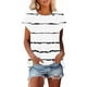 thumbnail image 2 of Camiseta de Manga Corta de las Mujeres de Cuello Redondo de Impresión Casual Top de las Señoras, Poliéster Ligero para el Hogar Diario Y Cómodo, 2 of 9