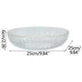 thumbnail image 6 of Large Capacity Clear Acrylic Serving Tray with Non-Slip Base for Snacks, Fruit, and Candy | Durable Multipurpose Platter for Coffee Table and Living Room Use(Gray),Ccwuwei, 6 of 7