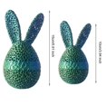 thumbnail image 5 of Easter Eggshell Bunny Figurine Hollow Rabbit Eggshell Table Ornament Spring Bunnies Statue for Home, 5 of 5