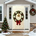 thumbnail image 5 of ToyKingdee Christmas Gingerbread Door Cover Window Banner Front Door Porch Sign Village Displays Christmas Indoor Outdoor Decor Holiday Winter House Decoration, 5 of 6