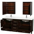 thumbnail image 5 of Wyndham Collection Wcs141480d-Qtz-Unsmed Sheffield 80" Free Standing Double Basin Vanity, 5 of 7
