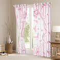 thumbnail image 3 of Castle Fairy 2-Pack 42x63 Curtains - Monogrammed Letter, Flower Bow, 3 of 6