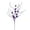 Purple, variant on Vickerman 32" Purple Mini Pinecone Twig Glitter Spray, 6 per bag.