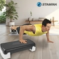 thumbnail image 5 of Stamina Adjustable Aerobic Step Multipurpose Home Gym Workout Equipment, 5 of 7