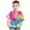 B Multi-color, variant on naisibaby Toddler Boys Girls Crew Neck Short Sleeve Top, Kids Unisex Fashion Tie Dye Printed T-Shirt Multicolor 4-5 T