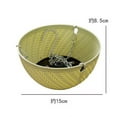 thumbnail image 6 of Danhjin Hanging Planters for Outdoor Plants, Large Hanging Basket with Chain for Garden Patio Balcony Decor, Sturdy Plant Pots and Containers for Indoor Outdoor Use, Hanging Flower Pots 5.91x3.35in, 6 of 6