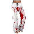 thumbnail image 1 of WEAIXIMIUNG Pantalon Grand Femme Jeans Imprimé Pantalon Grand, 1 of 5