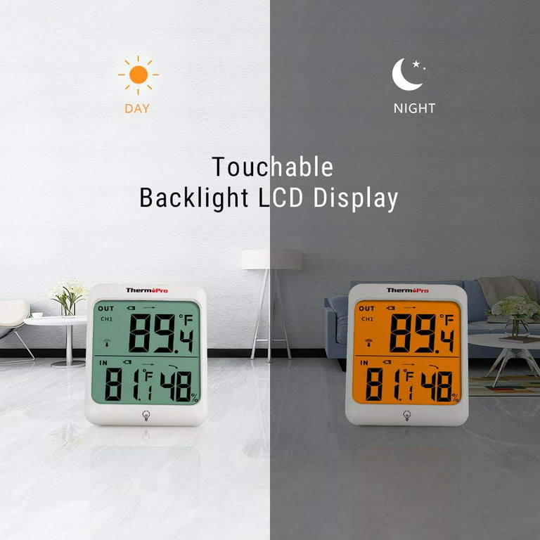ThermoPro TP63C 60M Wireless Accurate Household Thermometers With Digital  Humidity And Backlight For Indoor/Outdoor Weather Station From Kai09,  $23.45
